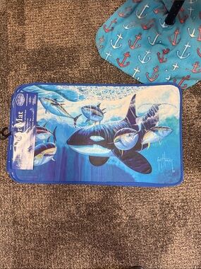 Guy Harvey Kids Orca & Tuna Swim Mat in Blue